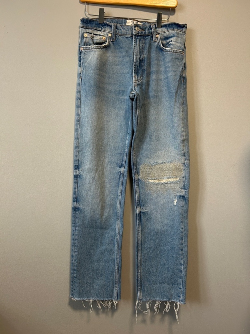 Free People We The Free Vixen Raw Hem High Rise Cigarette Jean